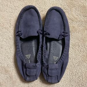 Hush Puppies Women's HPO2 Flex Moyen Ankle Casual Flats Navy Blue